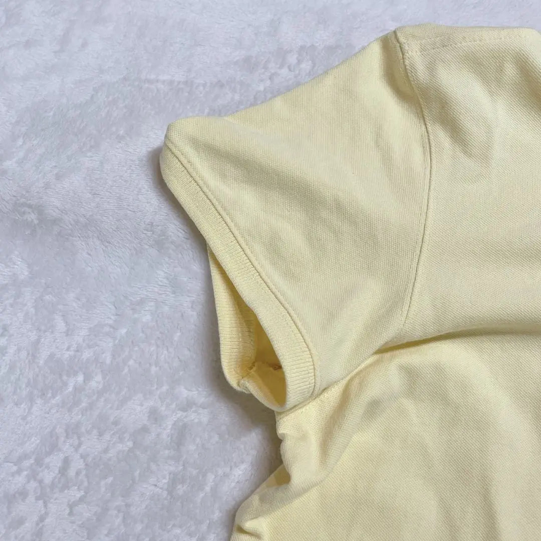 L.L.Bean Polo Shirt Size M〛Light Yellow Short Sleeve Women