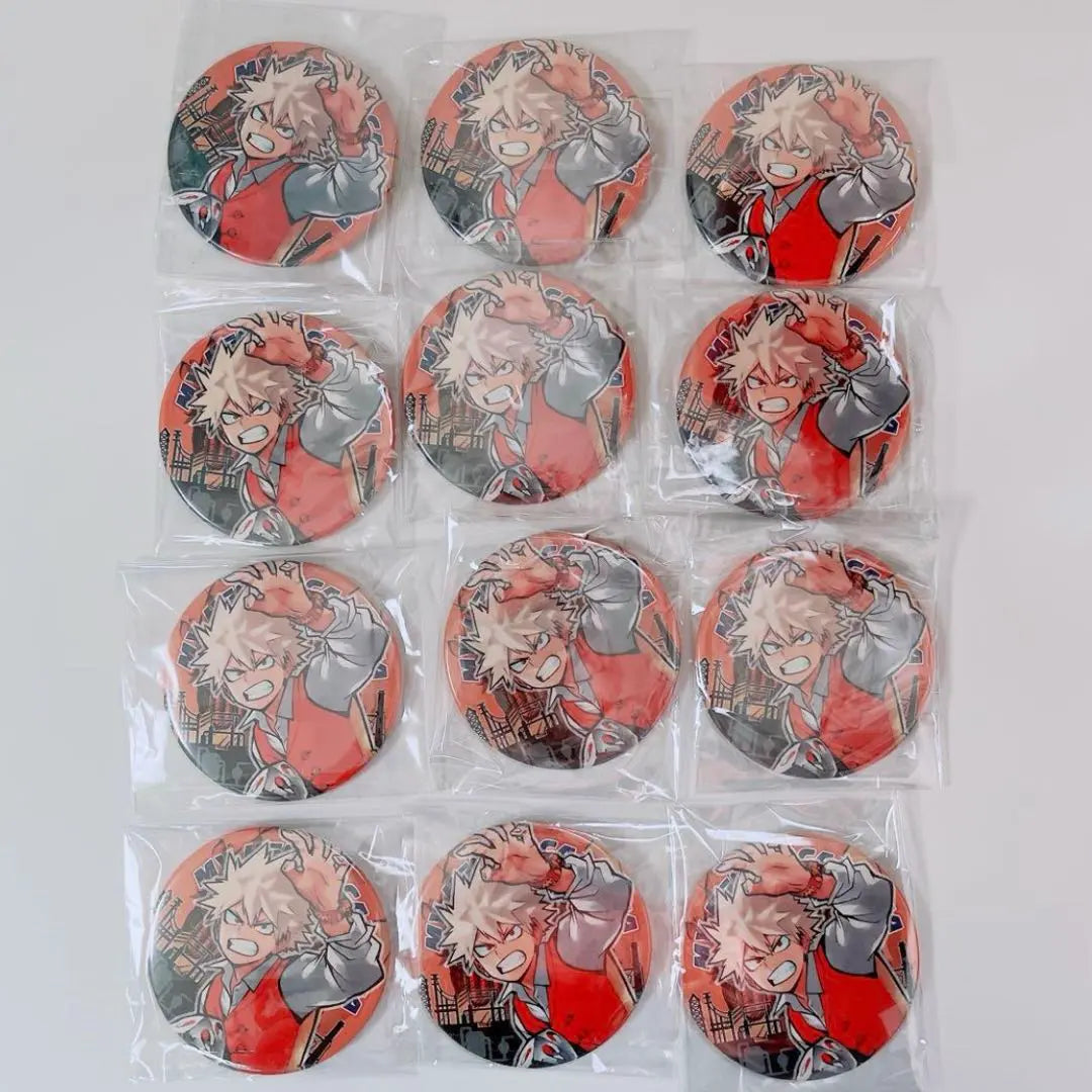 My Hero Academia Bakugo Katsuki Original Can Badge 5th Edition 12 Pieces Set