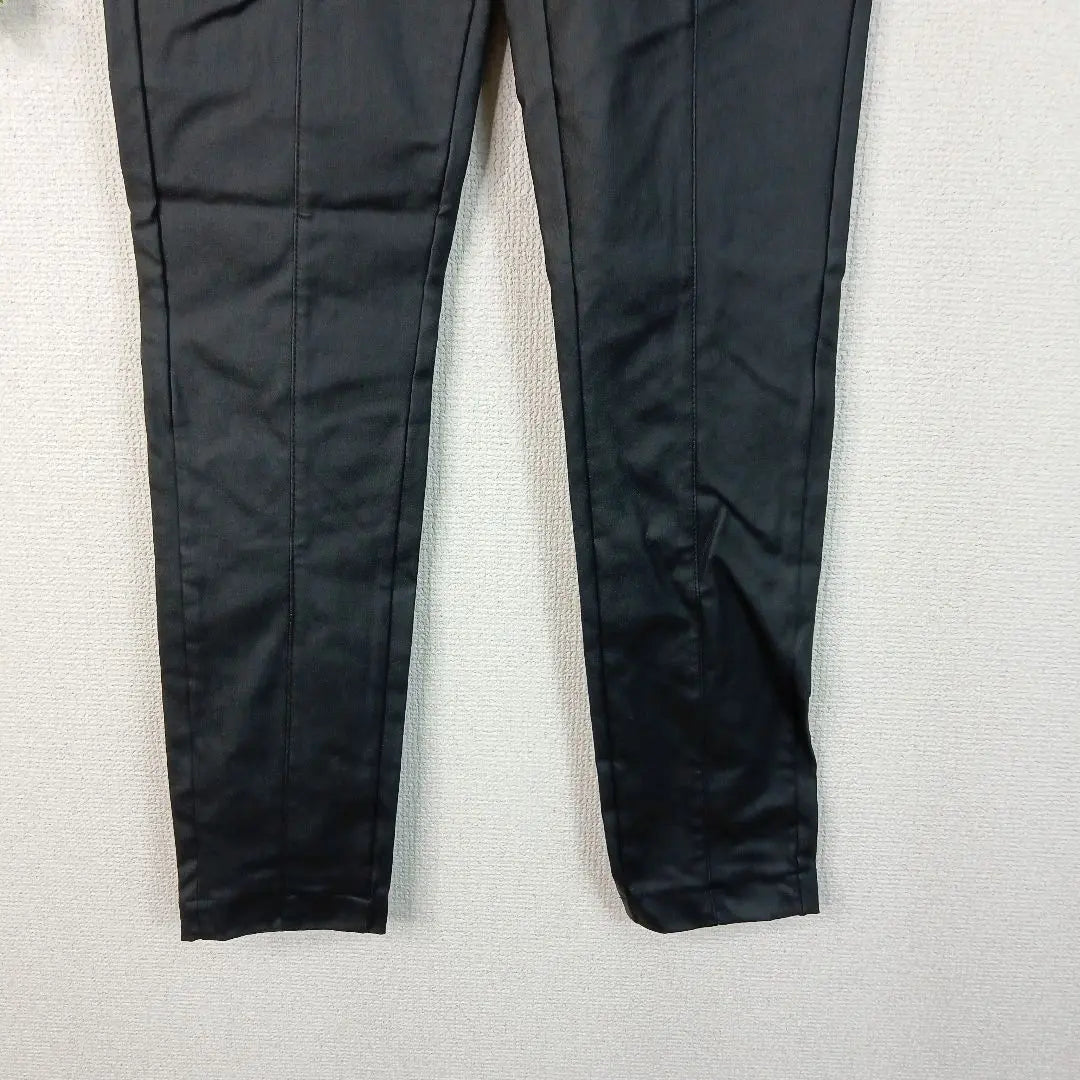 [RINASCIMENTO] New Gold Button High Waist Pants S Black