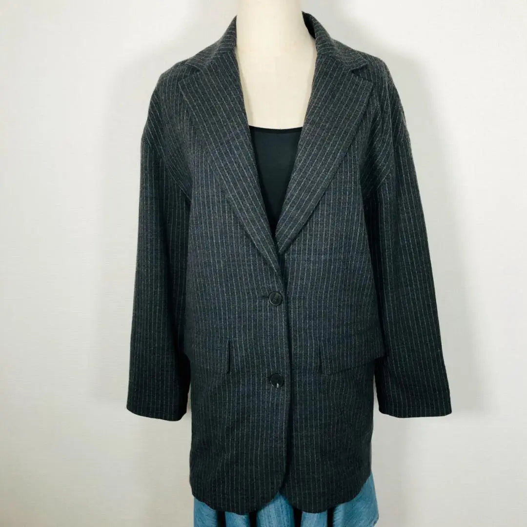 [Beauty] Zalawmank Big Silhouette Wool Mix Uncle Jacket ☆