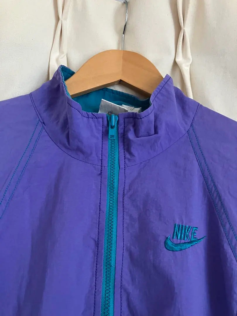 Nike Nylon Jacket L Purple