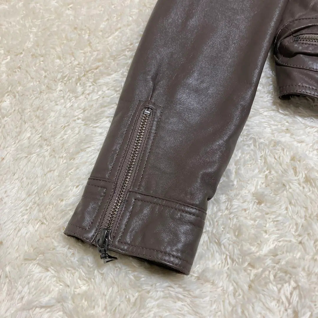 cara lamb leather rider jacket | cara ラムレザー　ライダース　ジャケット