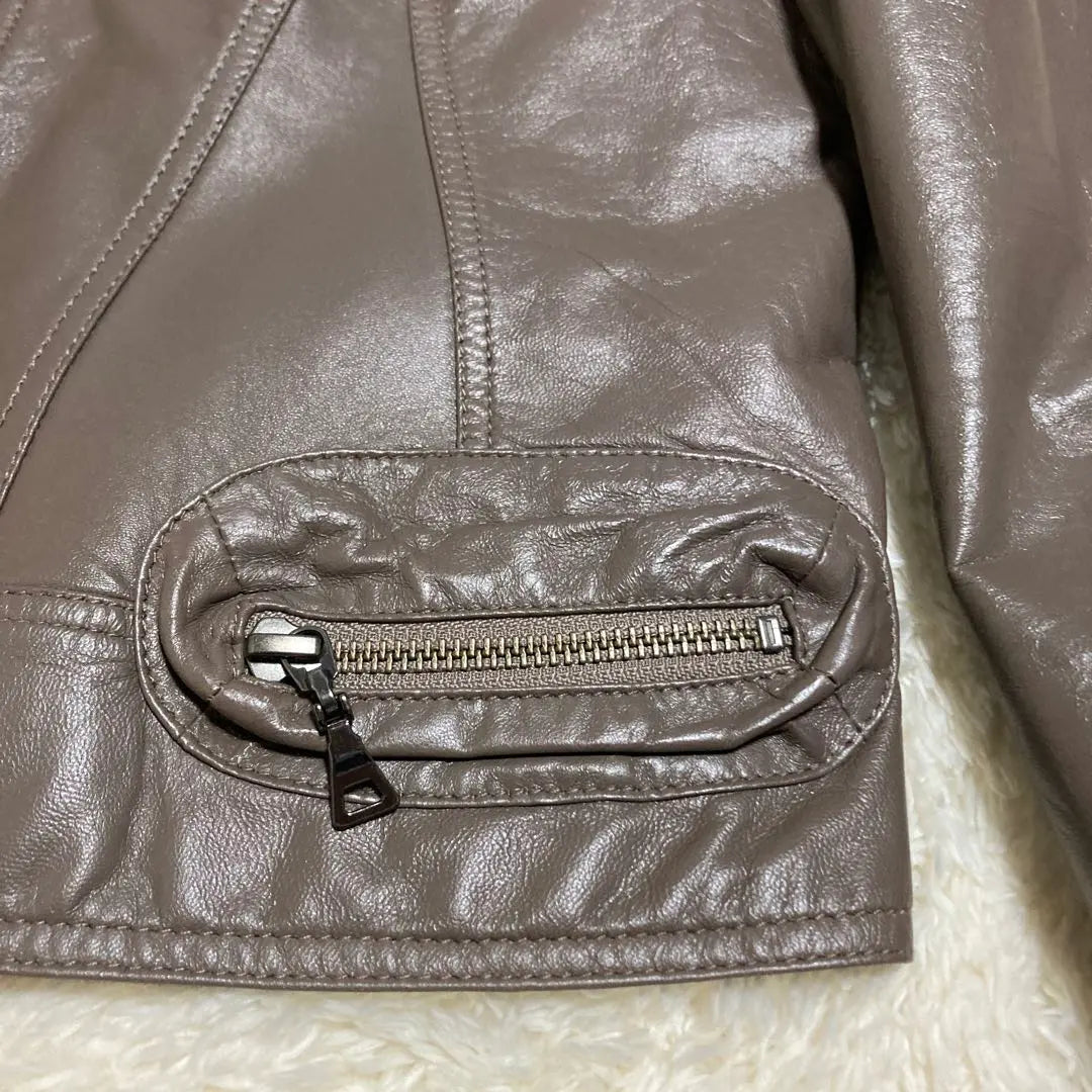 cara lamb leather rider jacket | cara ラムレザー　ライダース　ジャケット