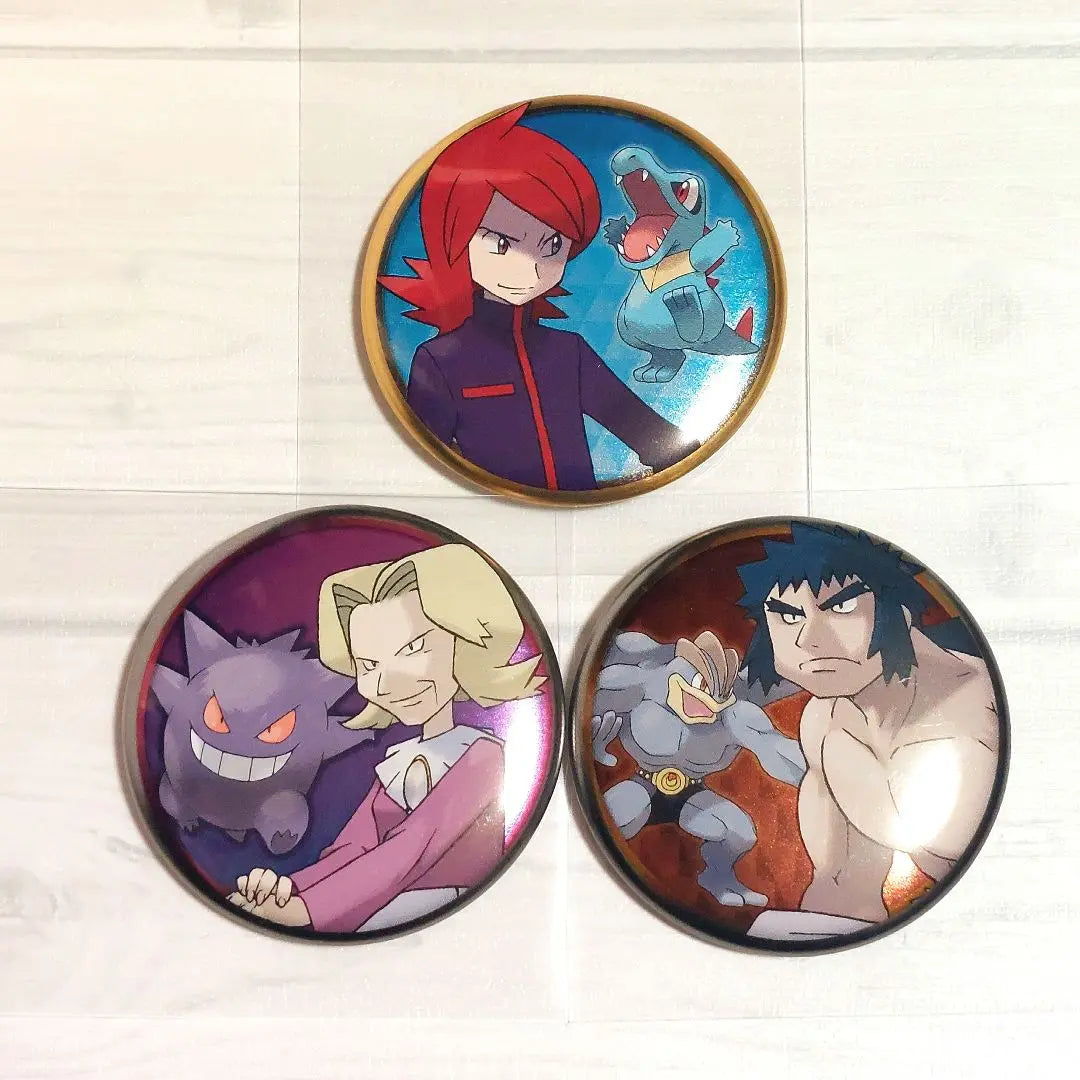 Pokemon Pokemon Can Badge Collection Silver 3-piece set