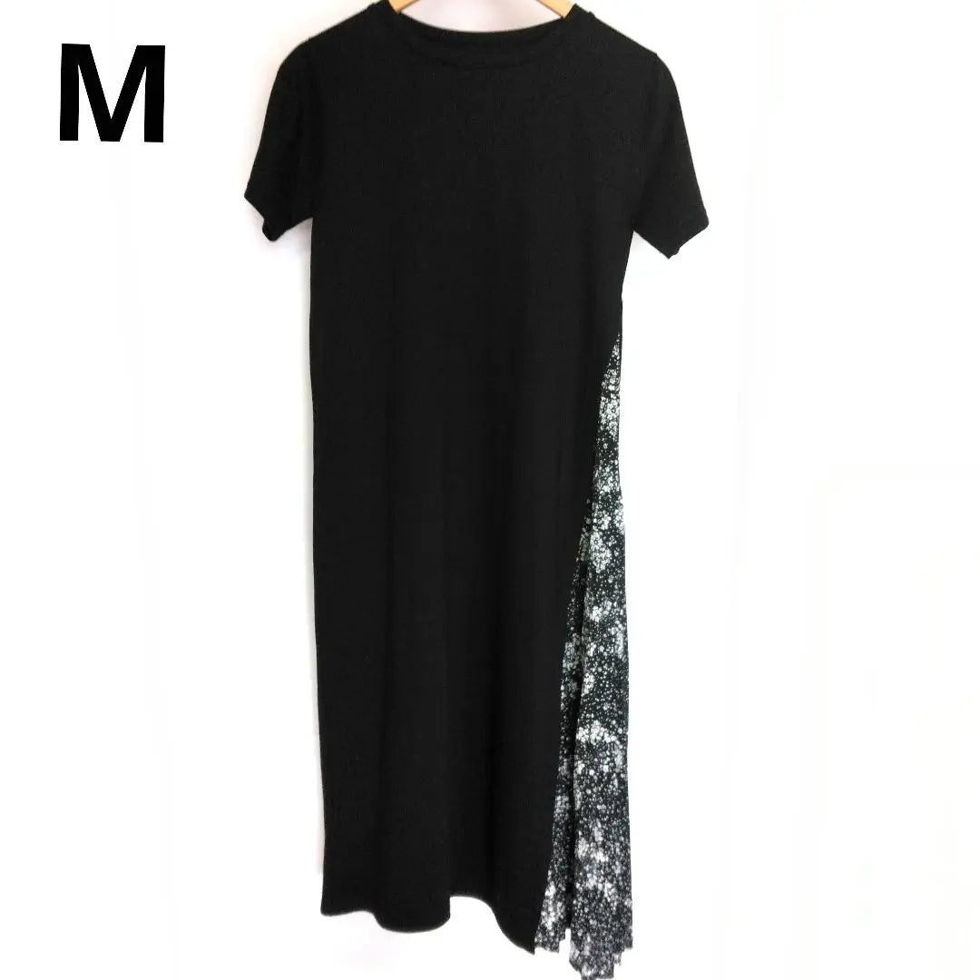 Natural Beauty Basic Long Cut and Sew Dress Black M