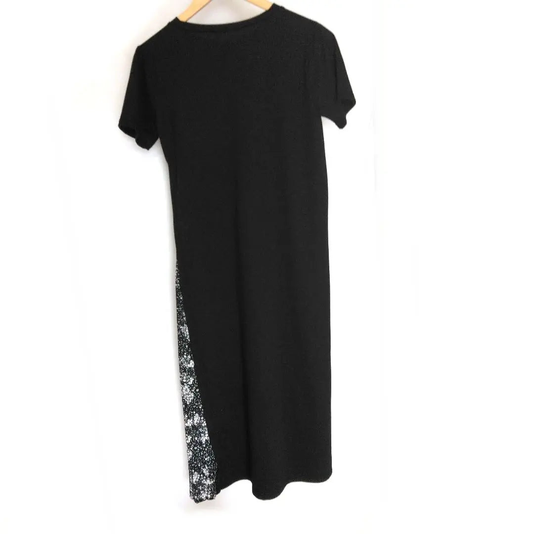 Natural Beauty Basic Long Cut and Sew Dress Black M