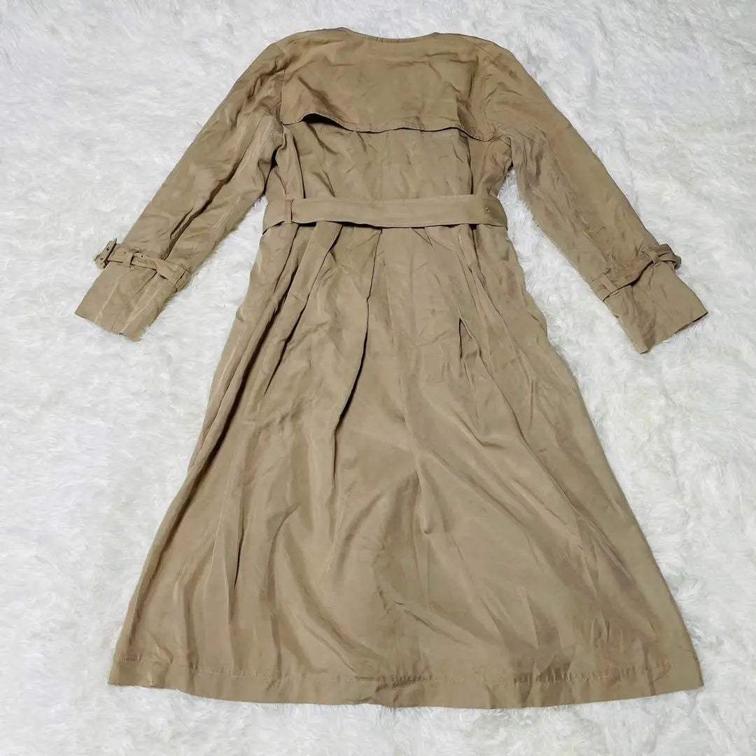 Slobe Jena no Color Te Lench Coat With Belt Spring / Autumn Winter Extra (107) | スローブイエナ　ノーカラートレンチコート　ベルト付き　春秋冬　上品（107）