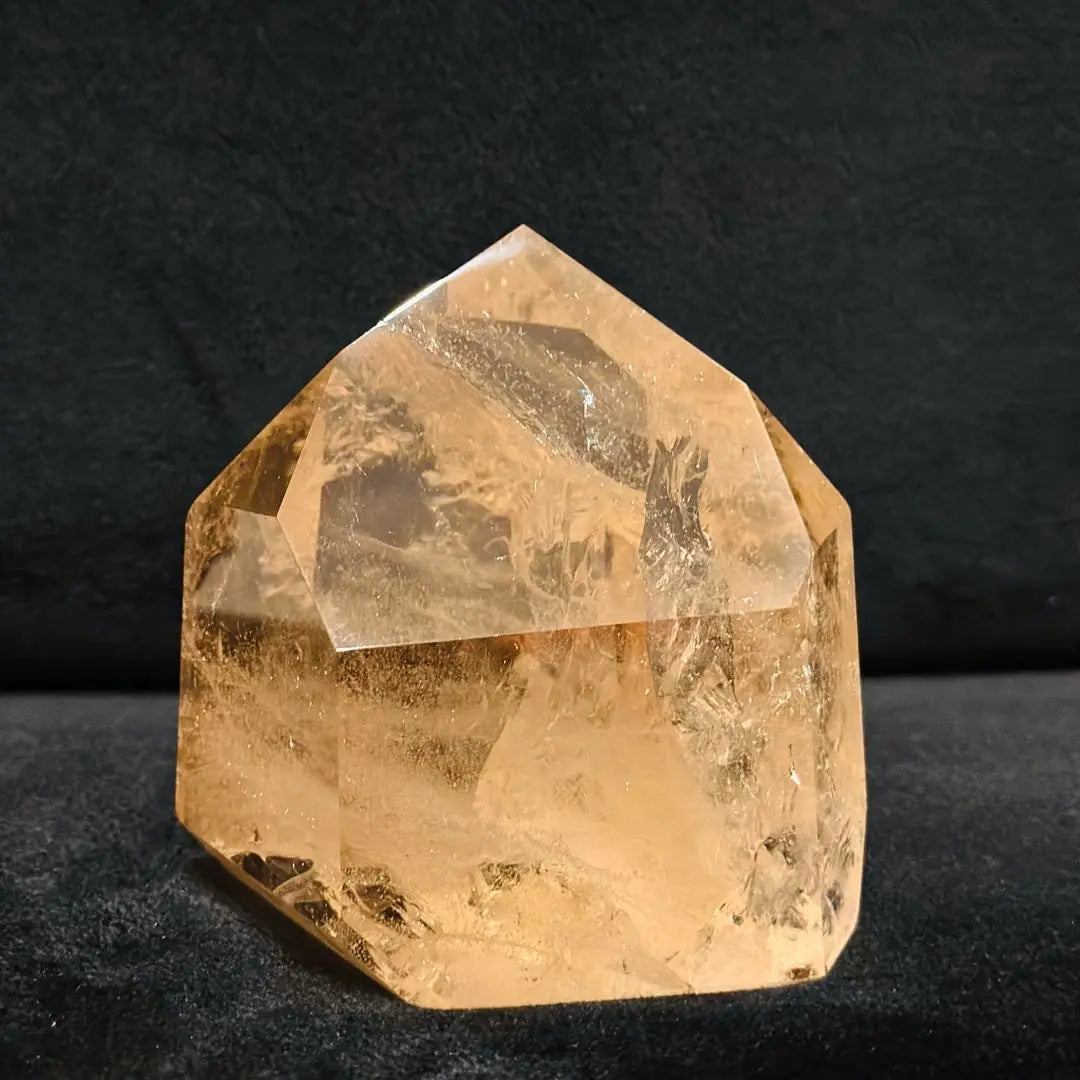 [World's highest quality and certificate of authenticity included] Natural non-heated citrine raw stone points