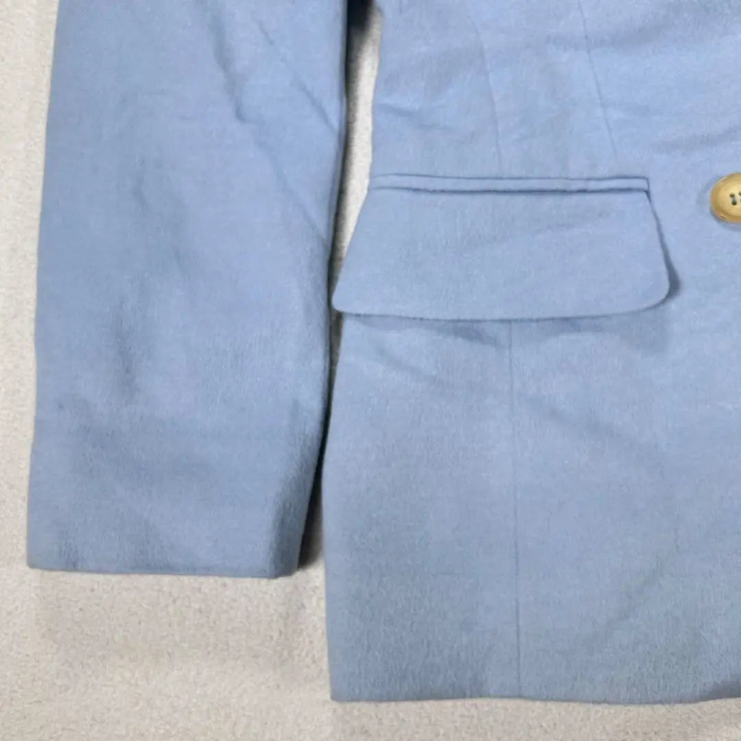 [CELINE] CELINE Wool Cashmere Angora Tailored Jacket Light Blue