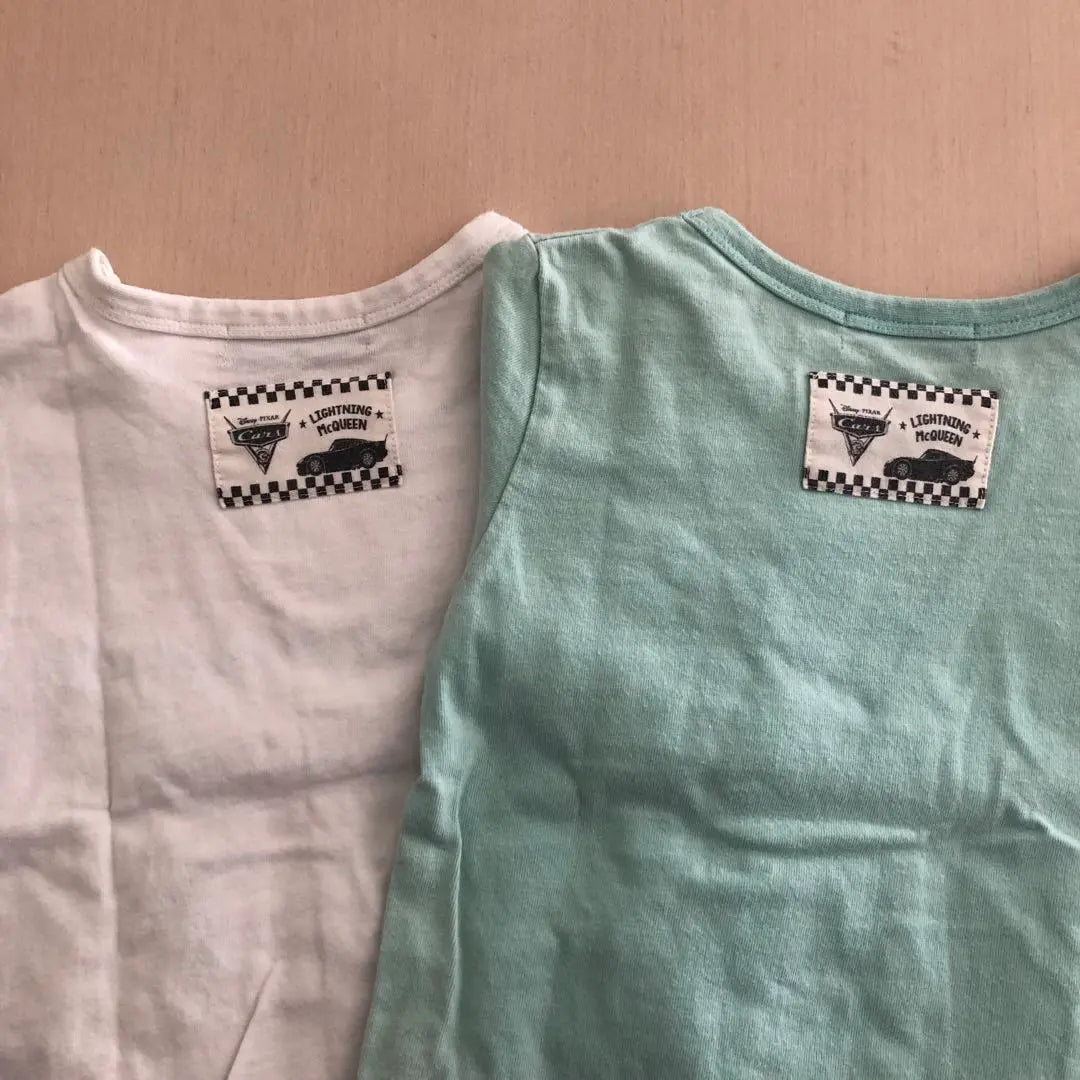 Cars x Cladescope T-shirt 90cm, 100cm 2 pieces set for matching outfits