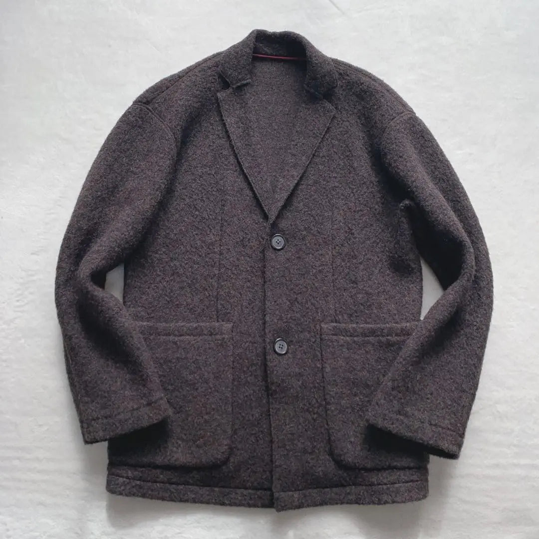 [Good Condition] Tomorrowland Tailored Jacket Wool Brown Soft