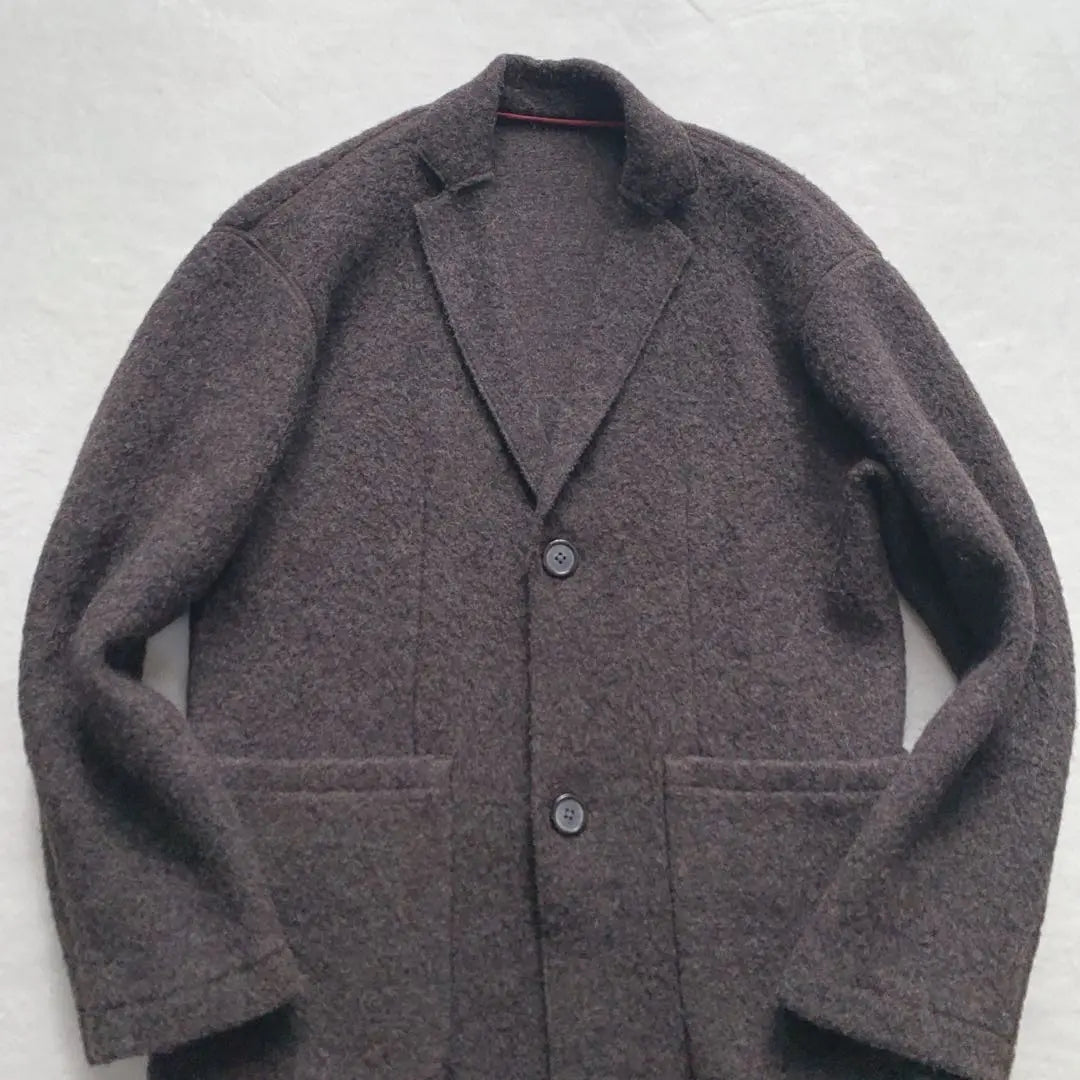 [Good Condition] Tomorrowland Tailored Jacket Wool Brown Soft