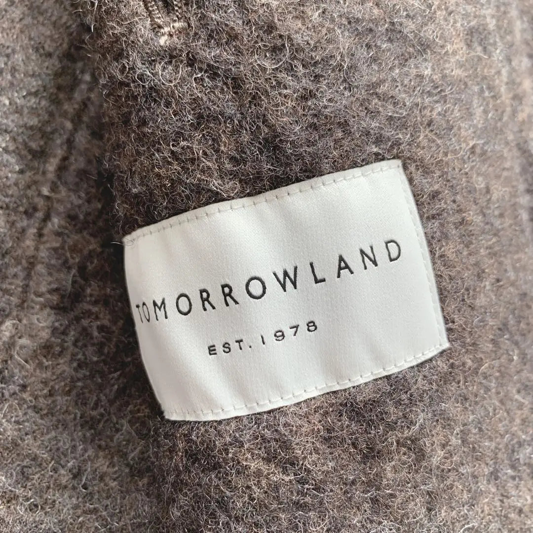 [Good Condition] Tomorrowland Tailored Jacket Wool Brown Soft