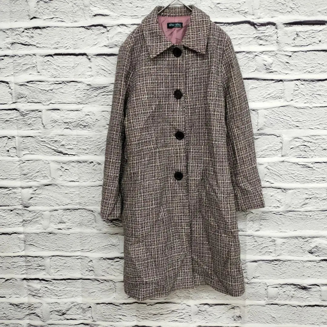 R2986/Shushu Wool Coat Chester Coat Lined Pocket Black