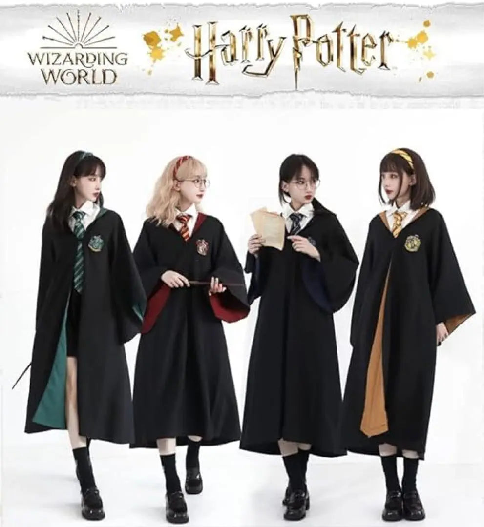 [Nuevo y sin usar] Corbata de uniforme de disfraz de cosplay de Harry Potter USJ verde