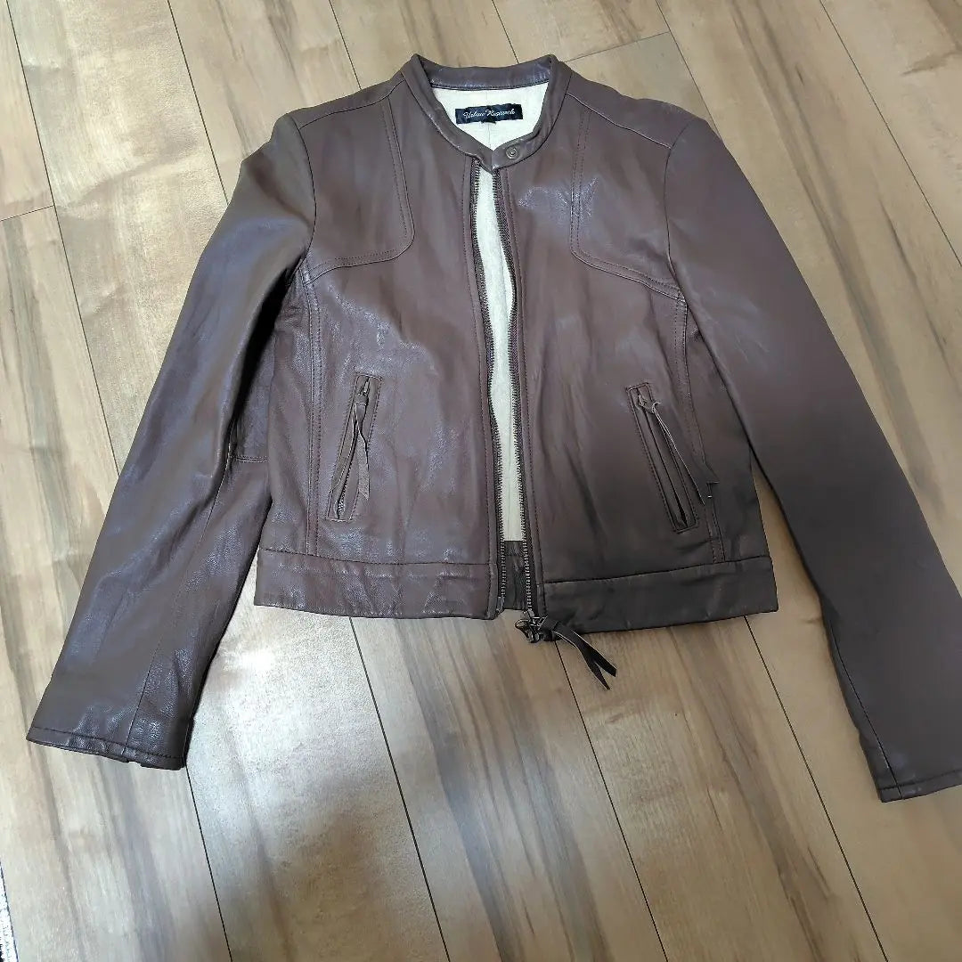 URBAN RESEARCH Sheep leather Lamb leather Single leather jacket