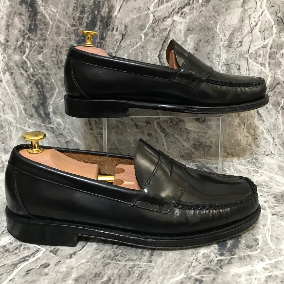 ✨Good condition✨ G.H.BASS Coin Loafers Logan Genuine Leather 6/7/40