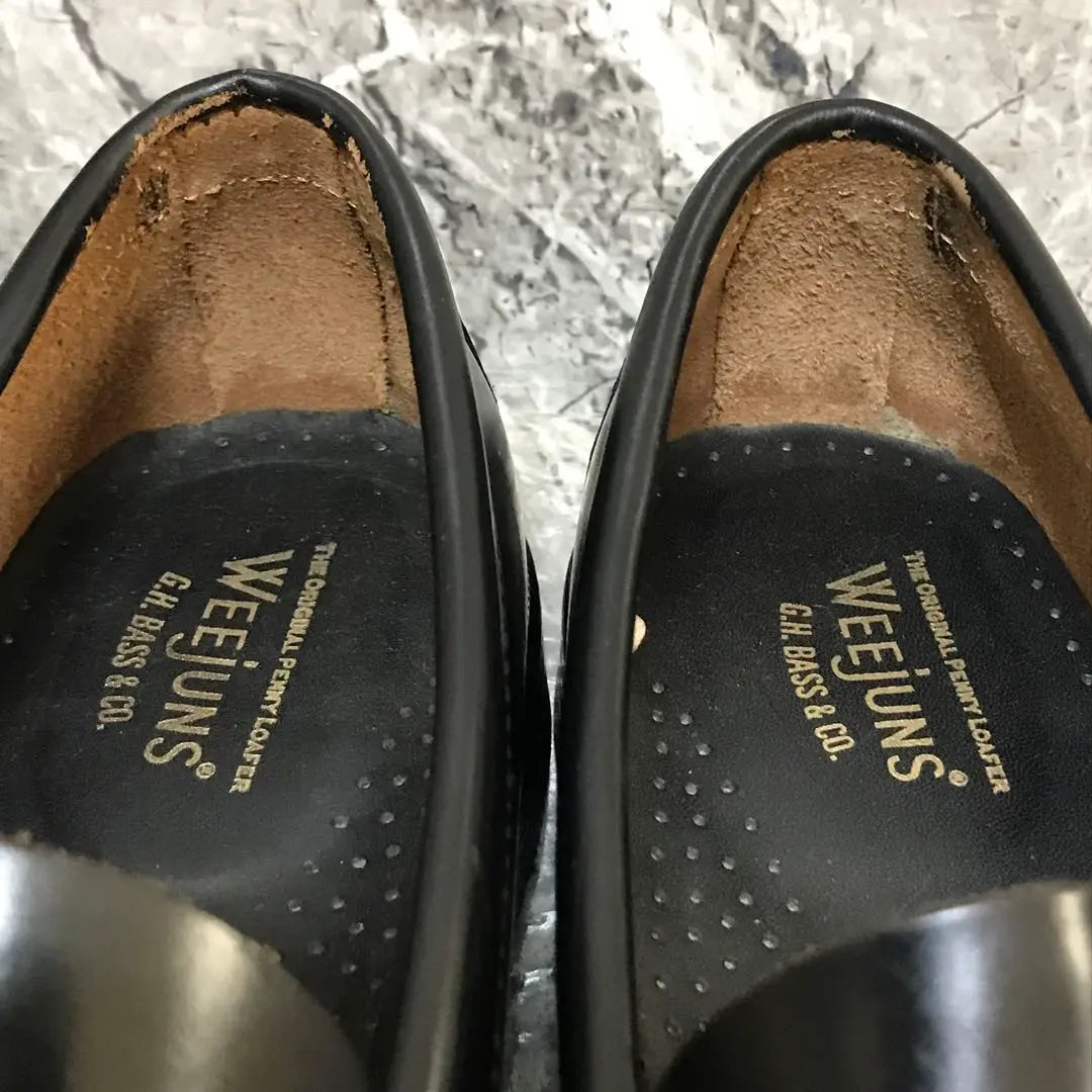 ✨Good condition✨ G.H.BASS Coin Loafers Logan Genuine Leather 6/7/40