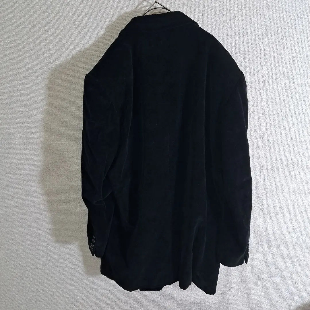 Q43★ Iceberg Disney Velour Jacket Black Men's Size 48