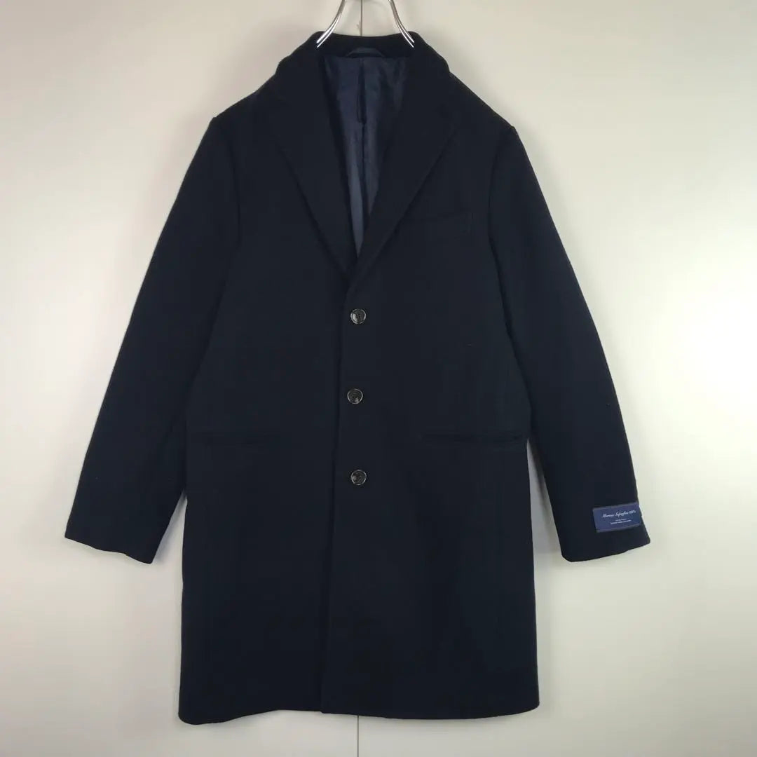 [Good Condition] Green Label Relaxing Chester Coat Navy F1301