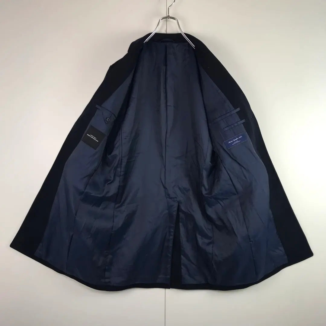 [Good Condition] Green Label Relaxing Chester Coat Navy F1301