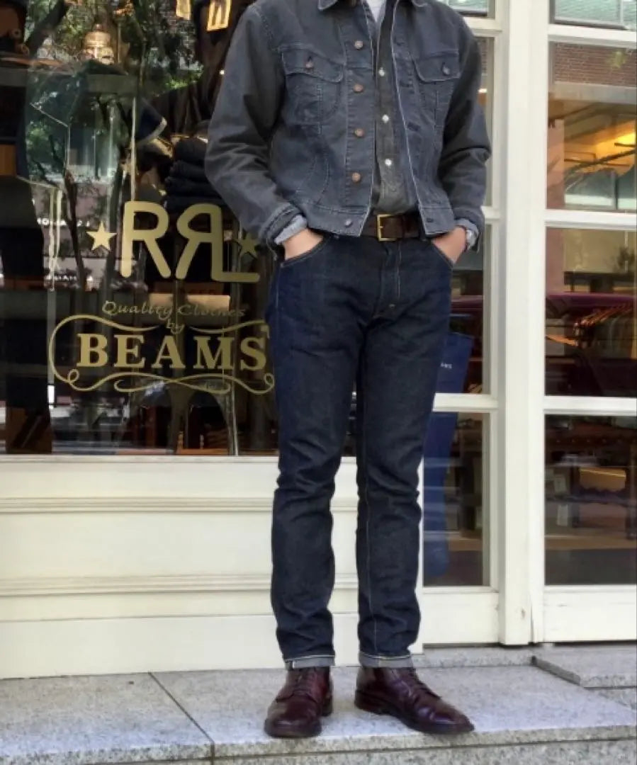 BEAMS PLUS special order RRL HIGH SLIM 55-JD