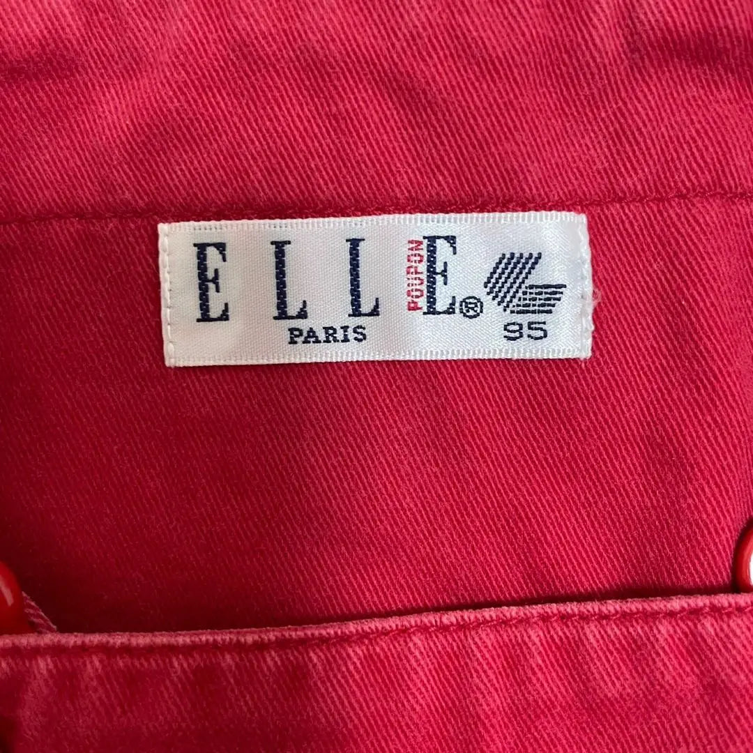 [ELLE] Baby jumper skirt 95cm red girl skirt