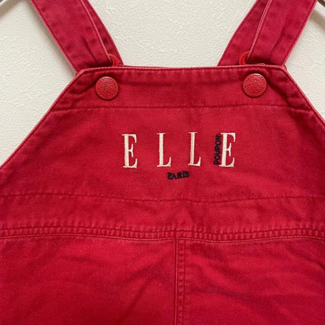 [ELLE] Baby jumper skirt 95cm red girl skirt