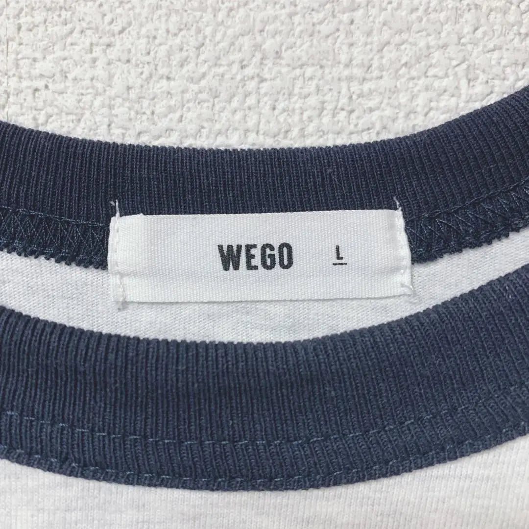 Wego Raglan Long Sleeve T-shirt English Print Pullover Tops Casual