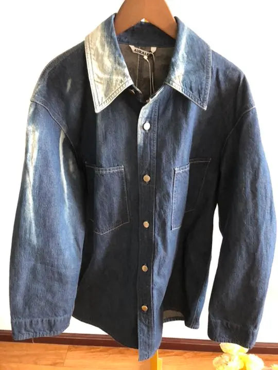 SUNFADEBLEACH LIGHT DENIM SHIRTS BLOUSON