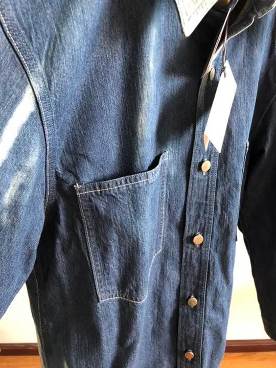 SUNFADEBLEACH LIGHT DENIM SHIRTS BLOUSON