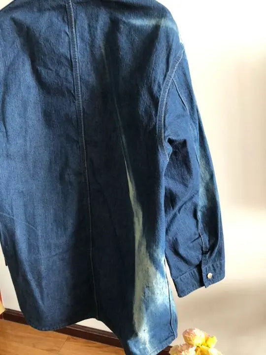 SUNFADEBLEACH LIGHT DENIM SHIRTS BLOUSON