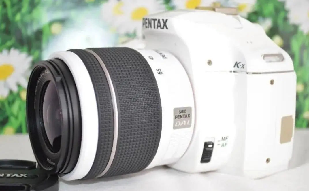 ❤ Smartphone transfer OK❤ Pentax K-X SLR camera White | ❤スマホ転送OK❤ ペンタックス K-x 一眼レフカメラ ホワイト