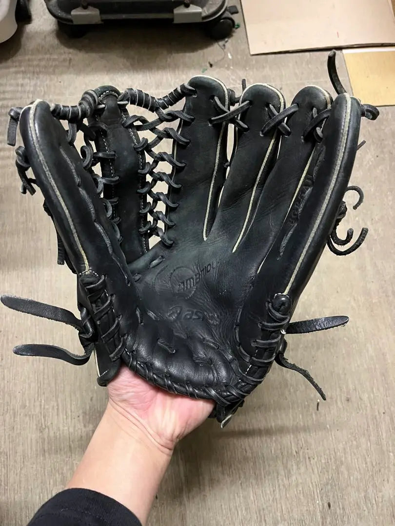 Asics soft gloves for outfield use