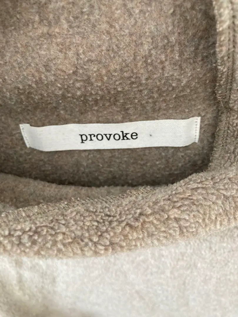 ★Probok★Beige★Fleece★Tops