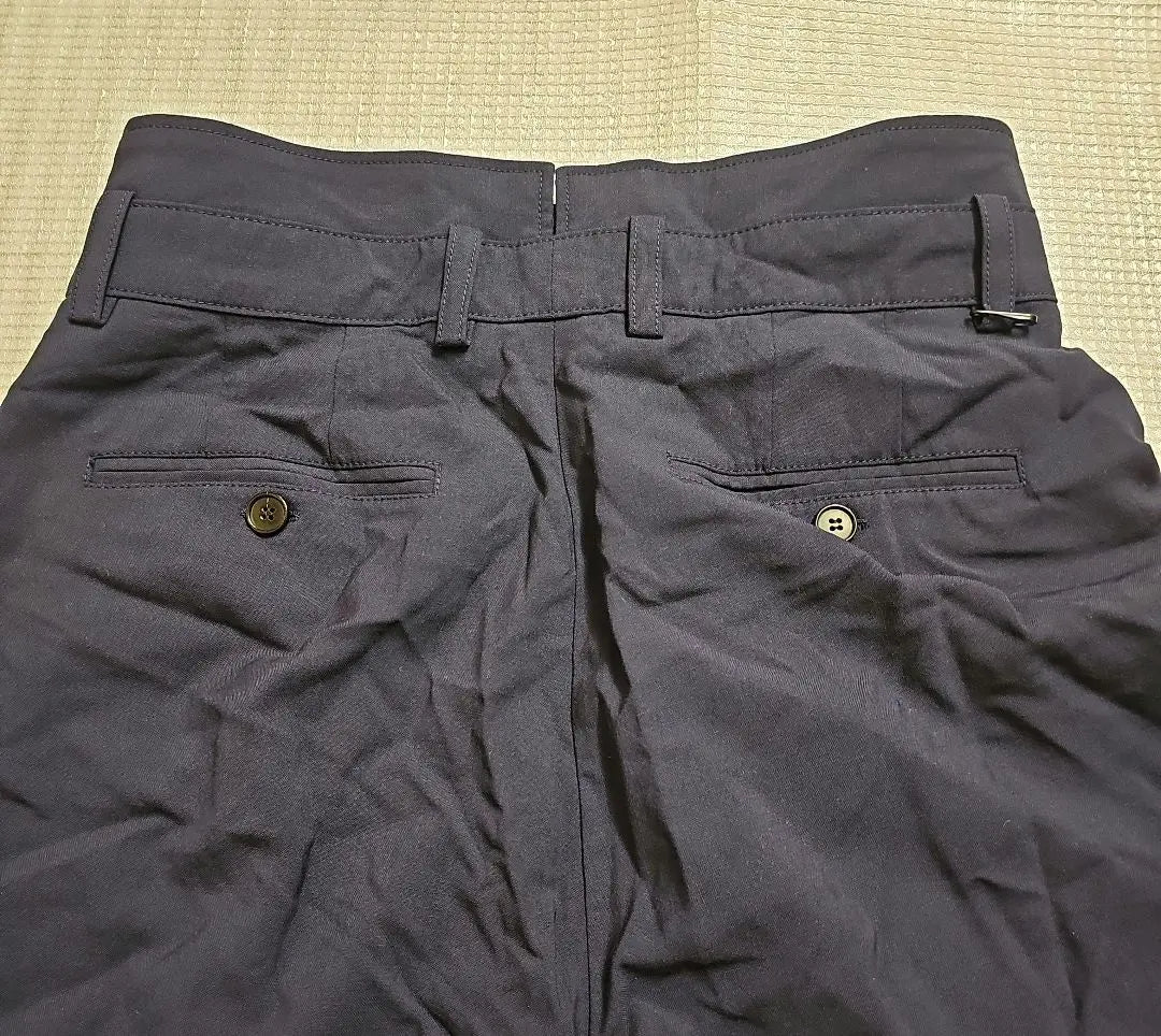 Navy blue long pants pants tag size unknown women | 紺色 長ズボン パンツ タグサイズ不明 レディース