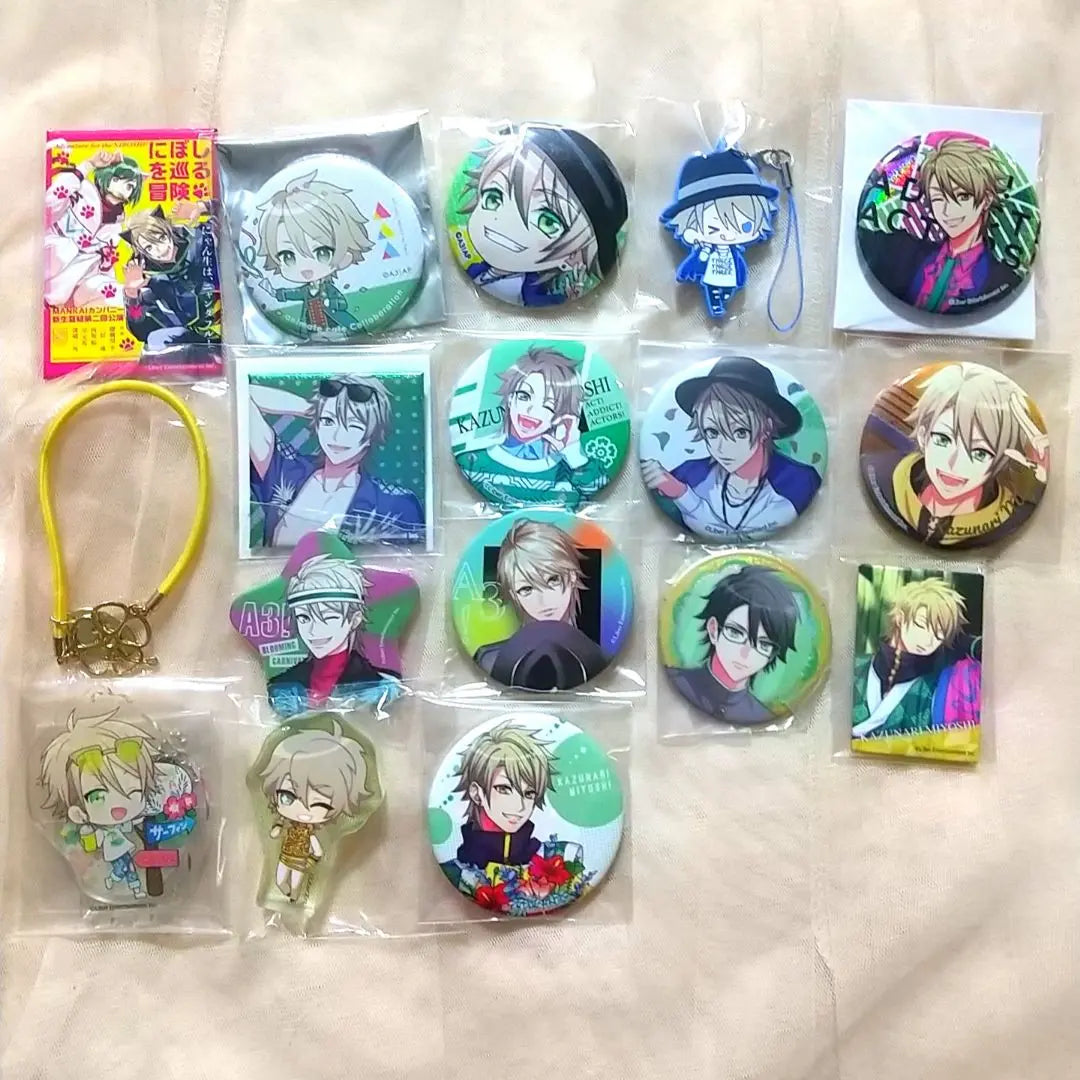 A3! Summer Gumi Mass Prize Anikafe Can Badge Acrylic Collection Page | A3! 夏組 大量 プライズ アニカフェ 缶バッジ アクリル系 等 まとめページ