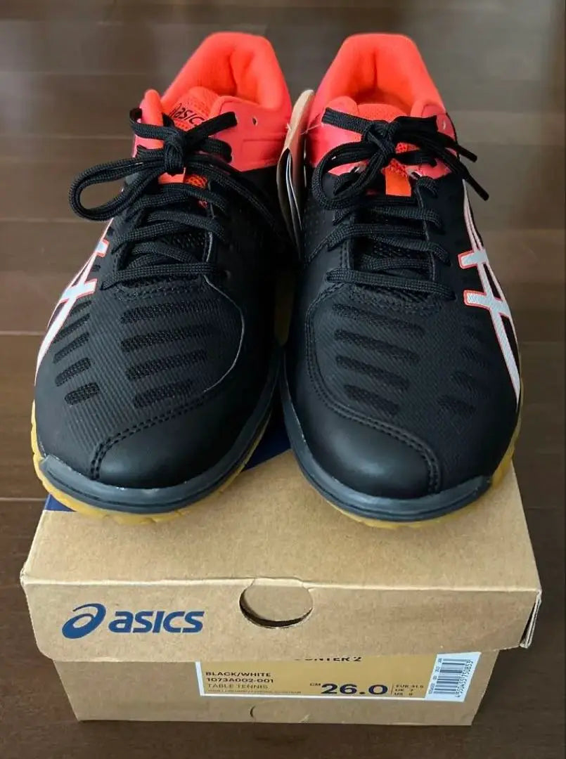 asics table tennis shoes 26cm