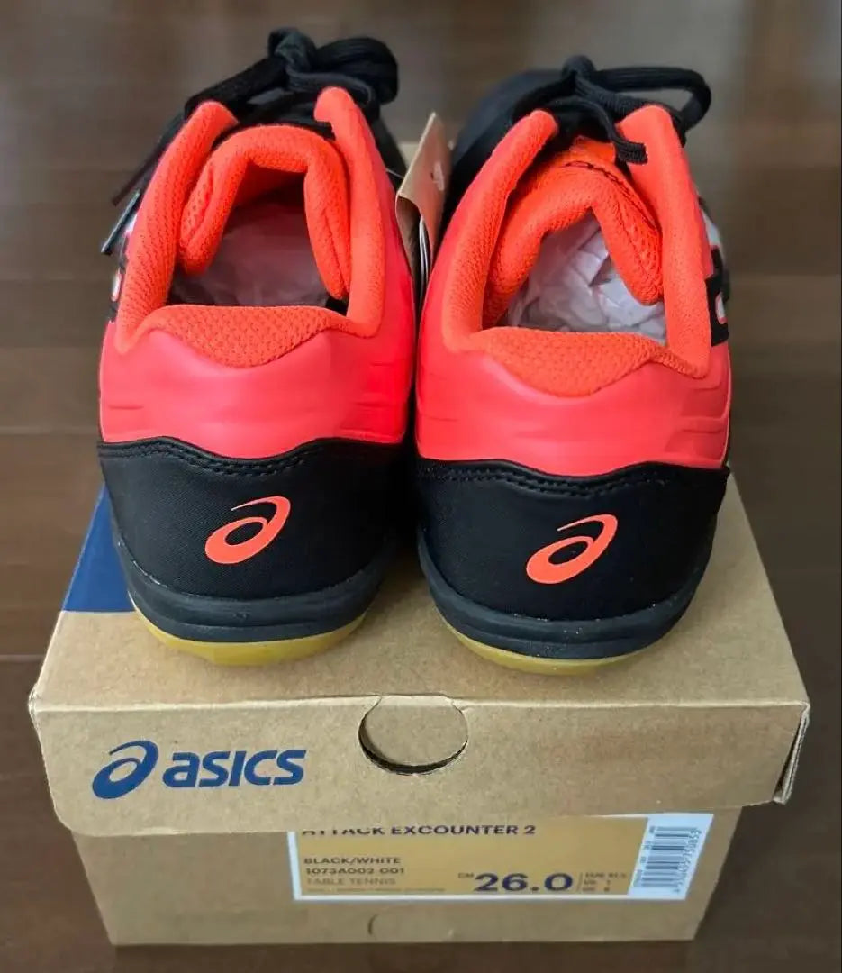 asics table tennis shoes 26cm