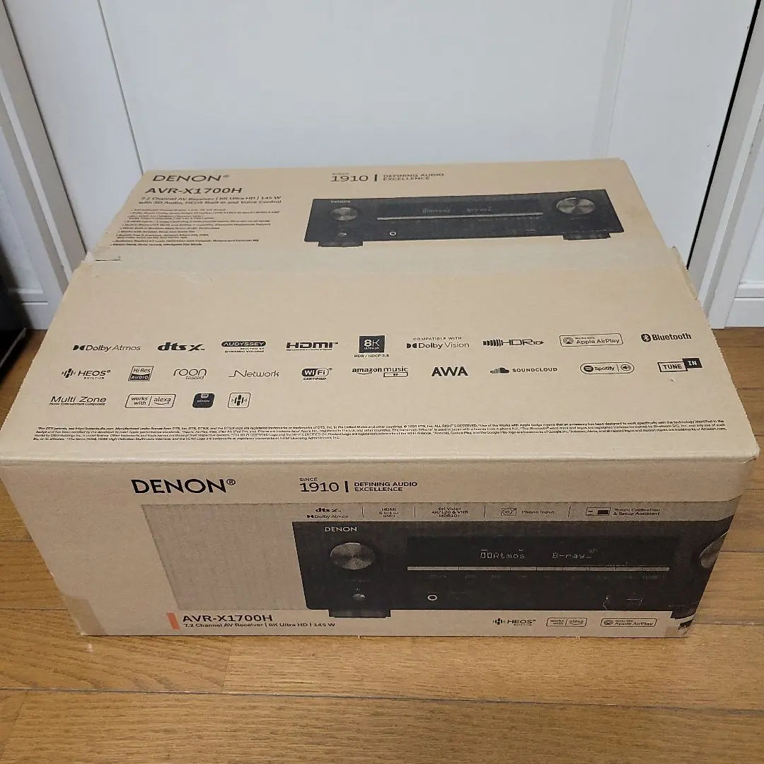 Unused DENON 7.2ch AV surround receiver AVR-X1700H