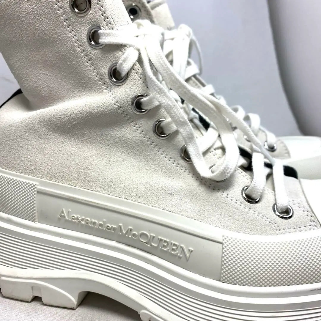 Alexander McQueen White Sneakers Size notation "39" Approximately 24.5cm