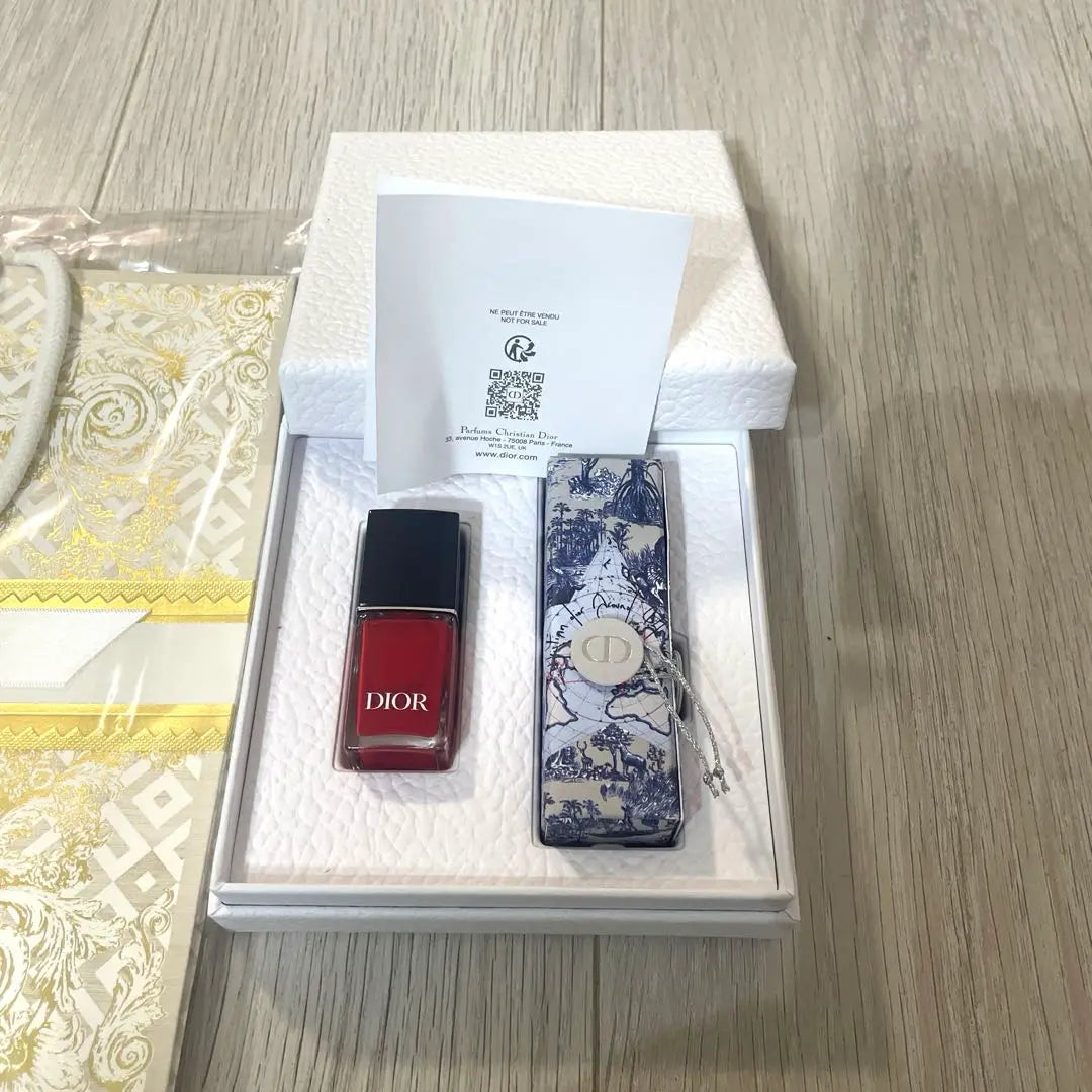 Dior Red Nail Polish & Lipstick Set