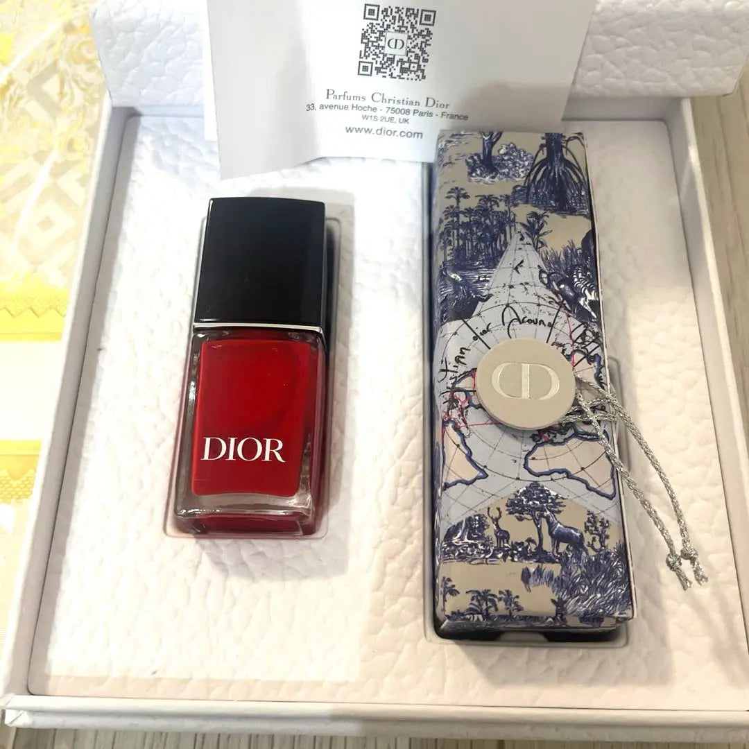 Dior Red Nail Polish & Lipstick Set