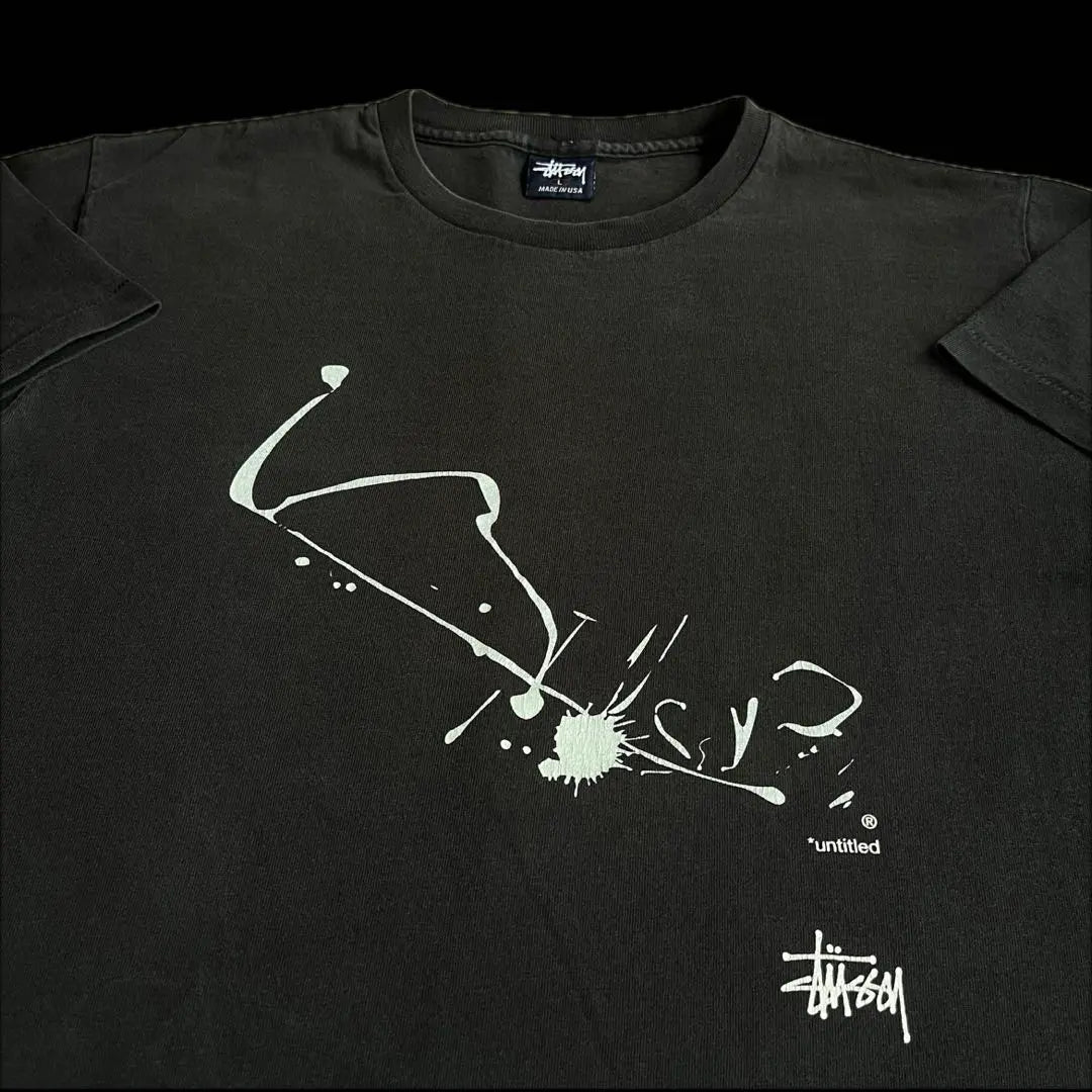 “STUSSY × wtaps” old stussy navy tag printed T-shirt | “STUSSY × wtaps”old stussy 紺タグ プリント Tシャツ