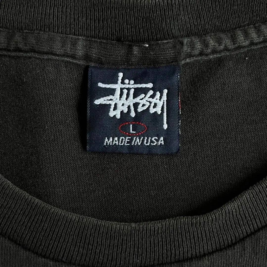 “STUSSY × wtaps” old stussy navy tag printed T-shirt | “STUSSY × wtaps”old stussy 紺タグ プリント Tシャツ