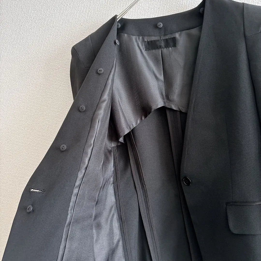 Nueva chaqueta Vivier 2 Way 36 Black Formal Eri Remove | 新品 ヴィヴィエ 2ウェイ ジャケット 36 黒 フォーマル エリ取り外し