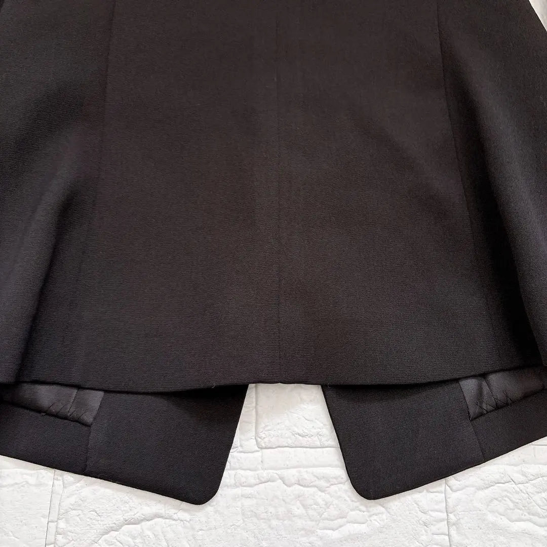 New Vivier 2 Way Jacket 36 Black Formal Eri Remove