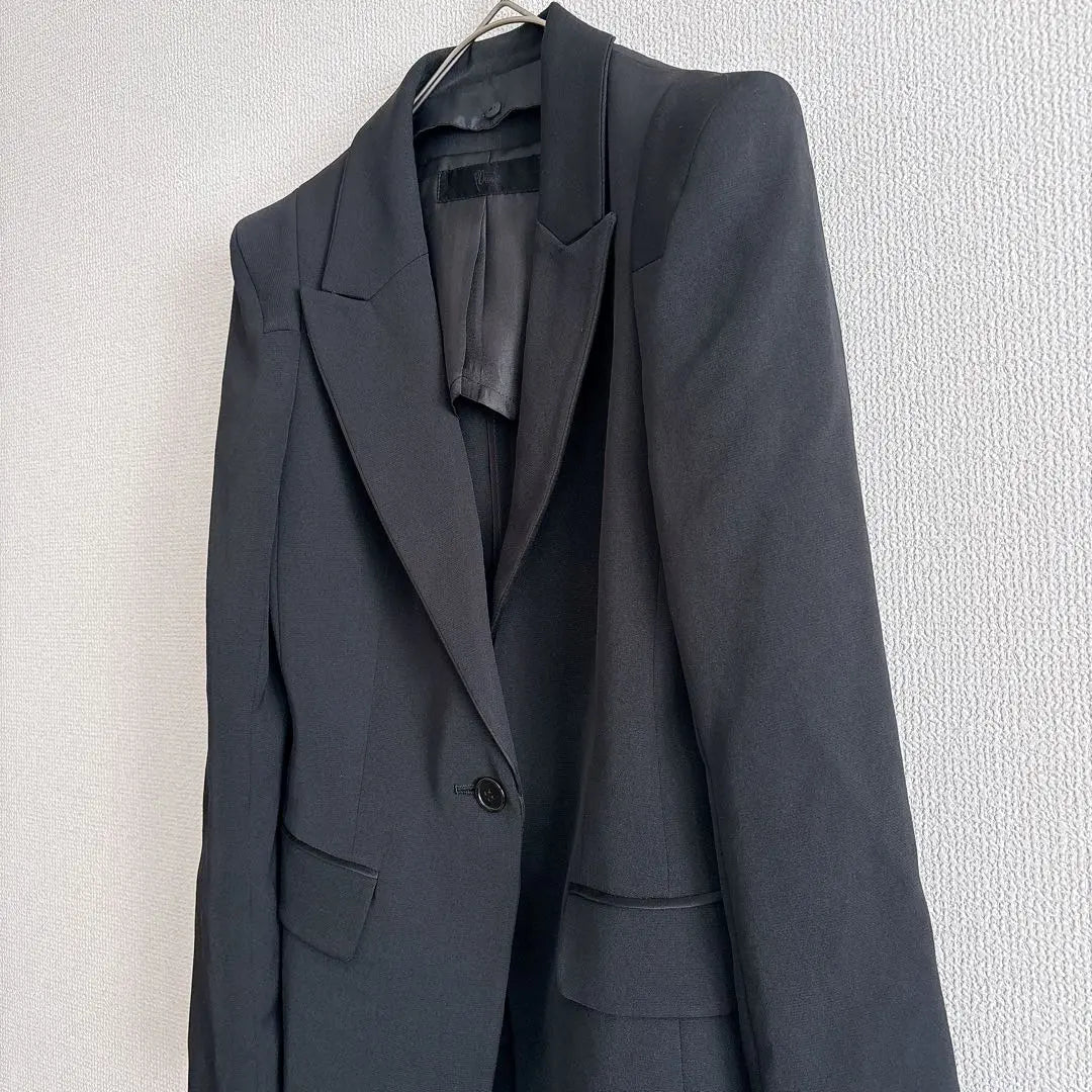 New Vivier 2 Way Jacket 36 Black Formal Eri Remove