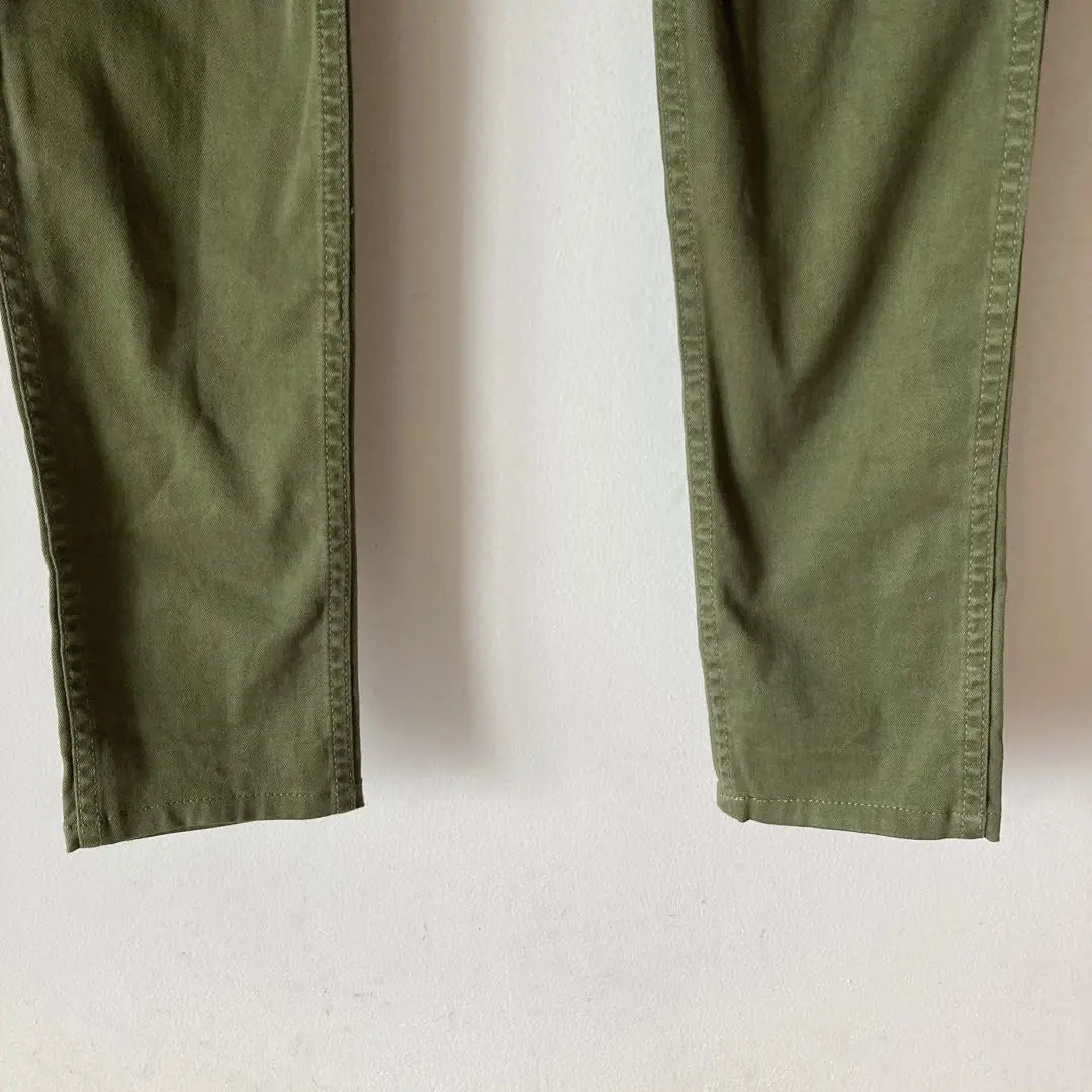 Earth Cargo Pants Straight Khaki Casual Natural Spring Size S