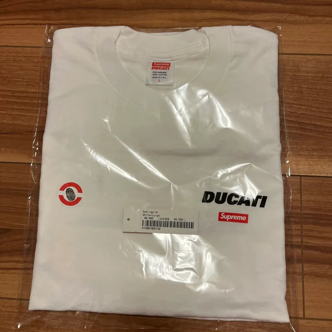 Camiseta Supreme 24SS Ducati Logos L 白 | Camiseta Supreme 24SS Ducati Logos L 白